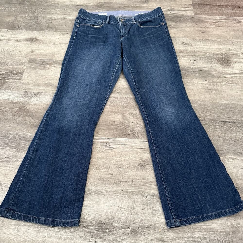 Gap 1969 Perfect Boot Jeans 31 / 12R Blue Dark Wash Mid Rise Bootcut Denim